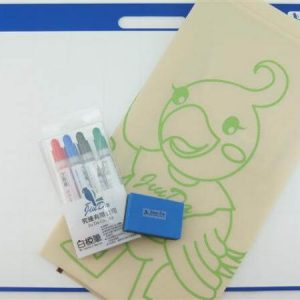 Whiteboard drawing kit with storage bag